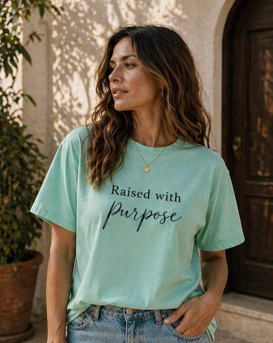 RAISED WITH PURPOSE Signature T-Shirt