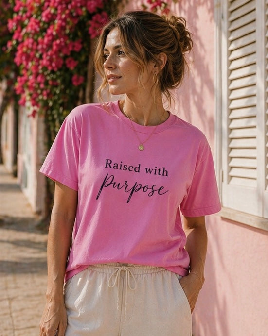 RAISED WITH PURPOSE Signature T-Shirt