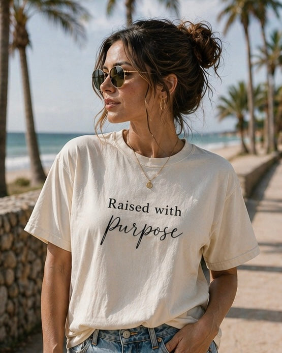 RAISED WITH PURPOSE Signature T-Shirt
