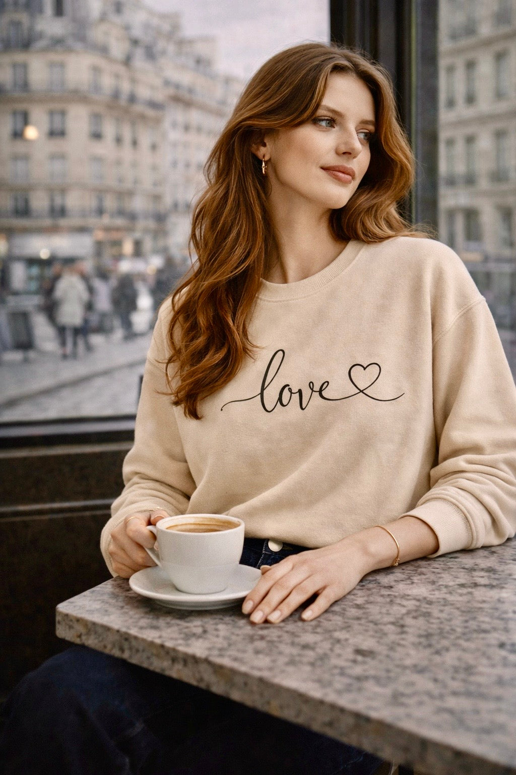 LOVE — The VOSSY Way Crewneck