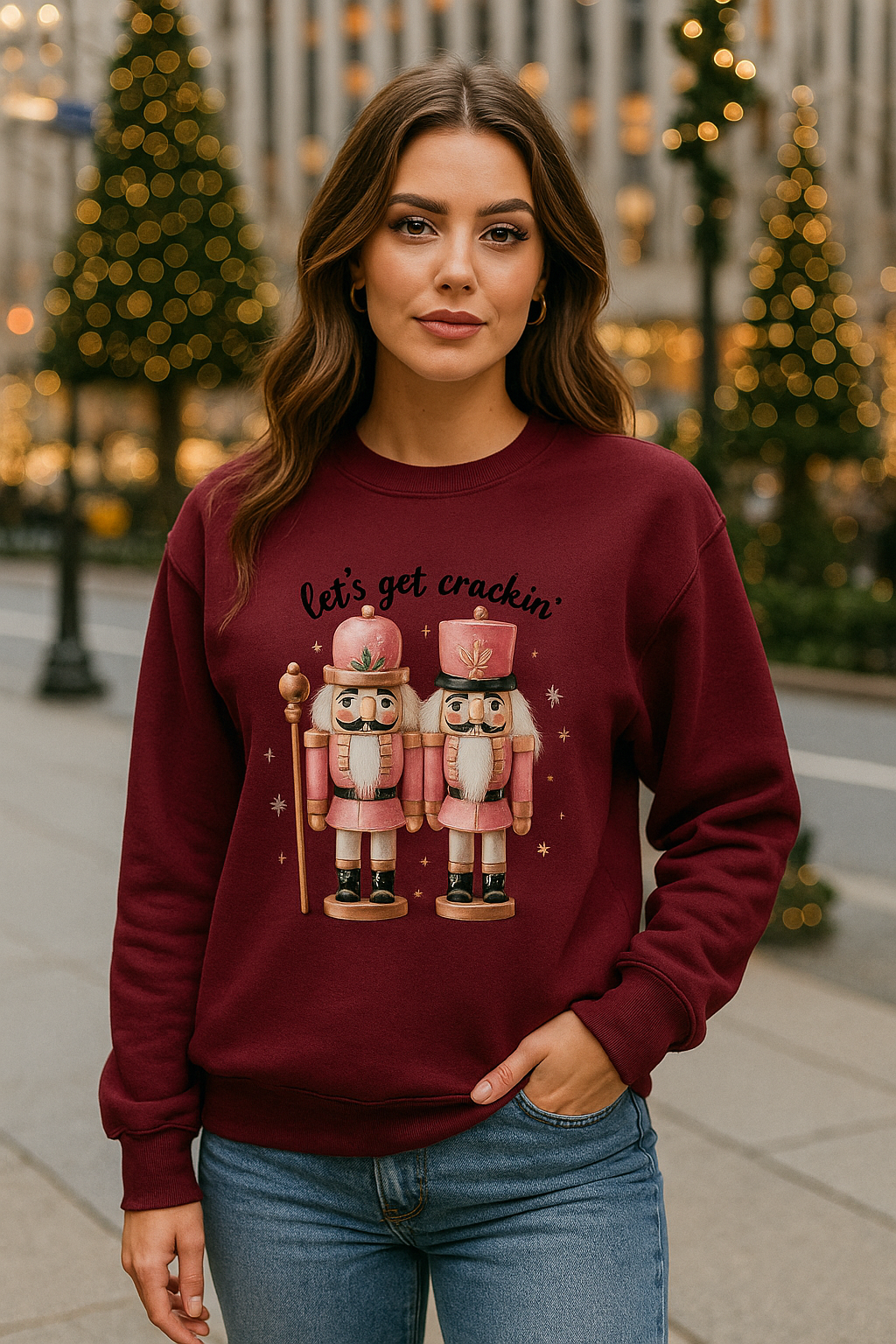 Let’s Get Crackin’ Nutcracker Crewneck