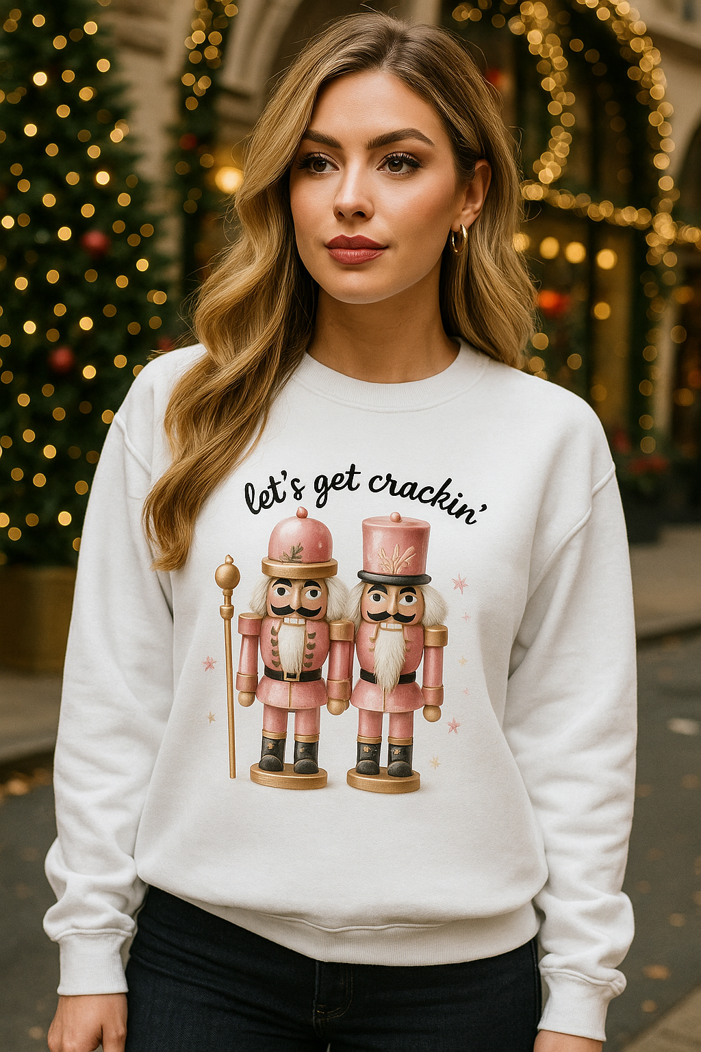 Let’s Get Crackin’ Nutcracker Crewneck